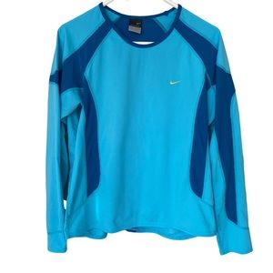 Nike Blue Long Sleeve Women's Top